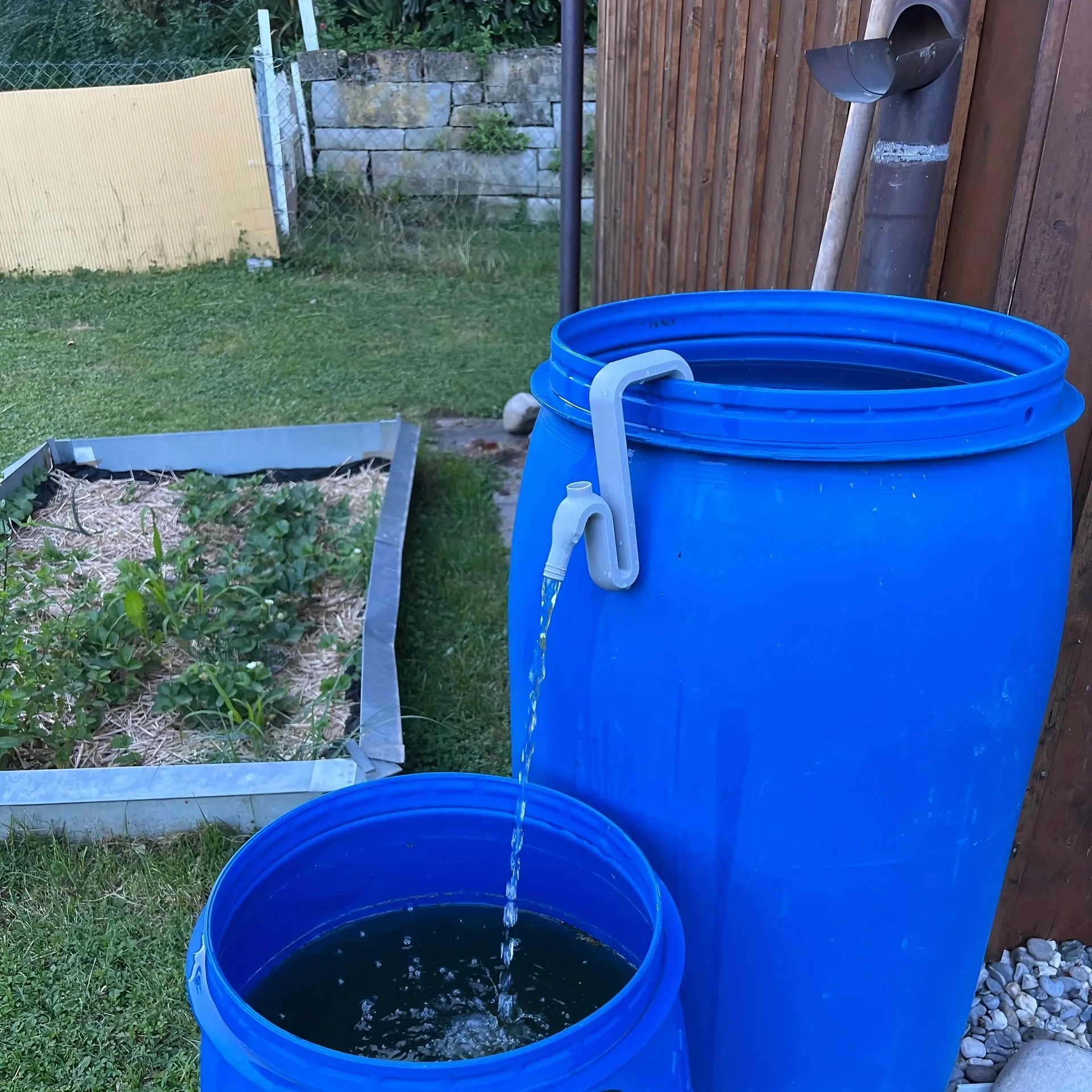 Rainwater Transfer Overflow Kit- Self-Priming Siphon Hose Set, Easy Automatic Drainage and Filling- Emergency Flood Prevention