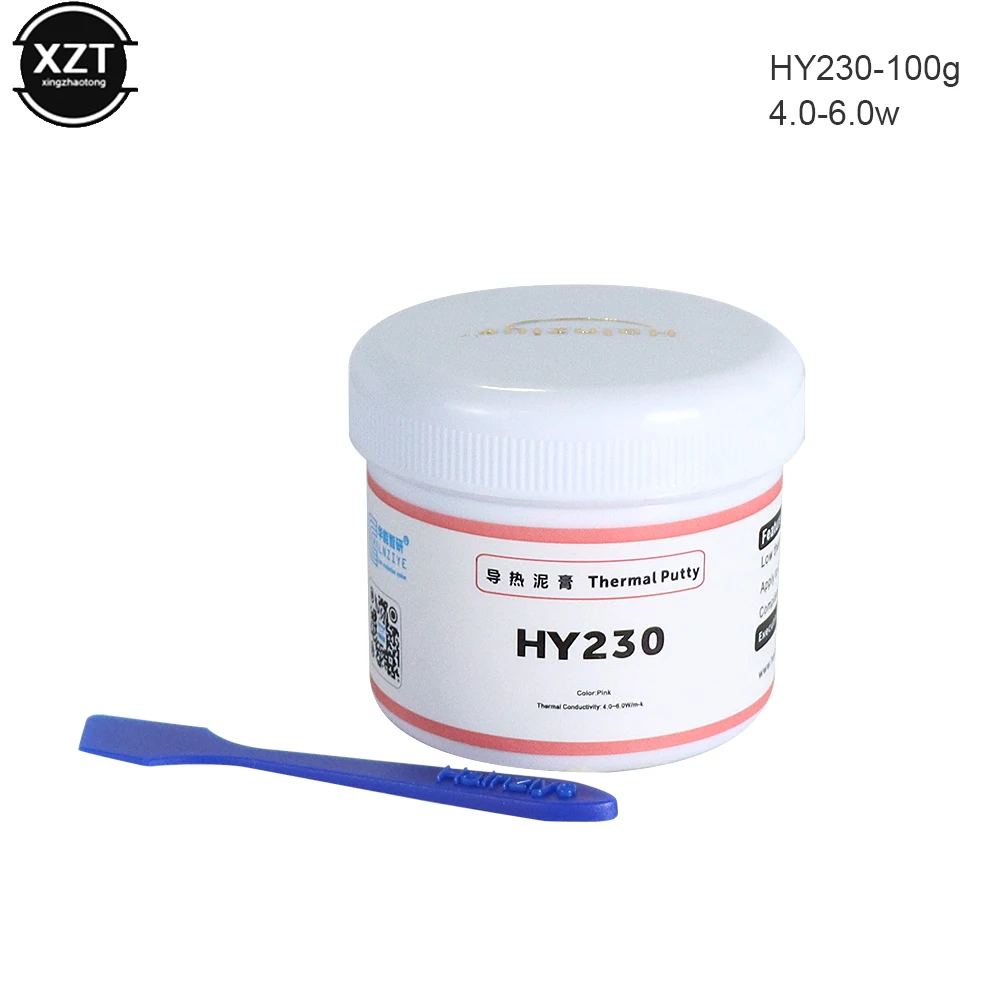 

HY234/HY236 100g Thermal Putty for GPU Graphics Card Thermal Pad Replacement Non-Conductive Custom Thickness High Performance