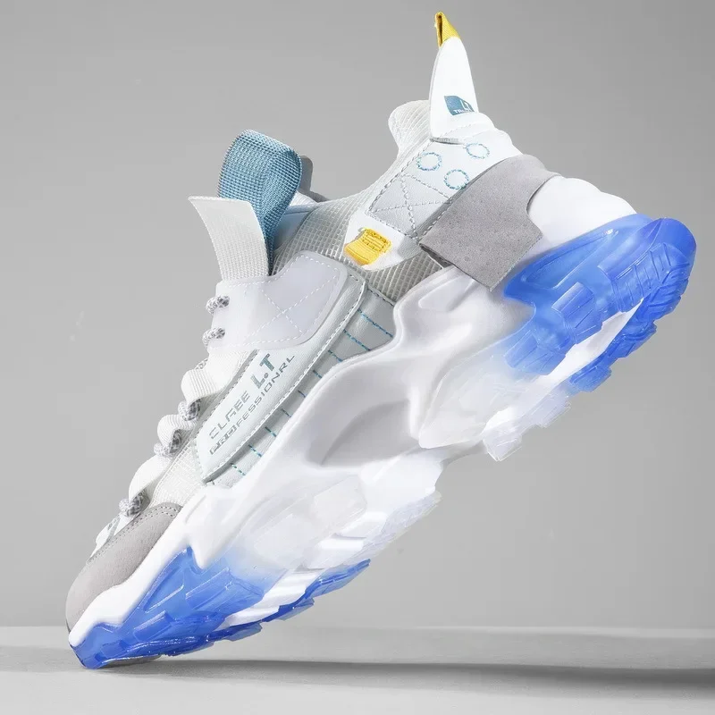 

Беговые кроссовки на весну и осень, удобные и дышащие мужские спортивные ботинки, Высококачественная Уличная Повседневная обувь большого размера