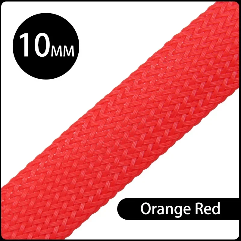 High Density Insulated PET Braid Sleeve - Custom Lengths - Premium Cable Protector Wrap