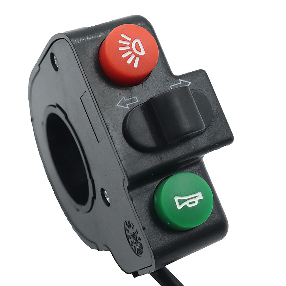 Scooter Switch Horn Ebike Electric Bicycle Turn Signal 3-In-1 Lon/off Button Switch Throttle Control Brand New