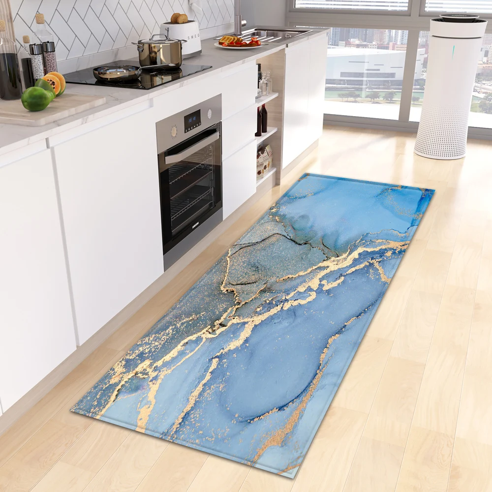 Entrance Doormat Kitchen Carpet Bedroom Floor Balcony Decoration Long Rug Made Home Bath Door Hallway Anti-Slip Foot Mat floor mat,shaggy rugs