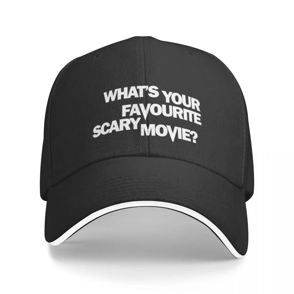 

What's your favorite scary movie Baseball Cap Thermal Visor Custom Cap Designer Hat fishing hat Women's Beach Outlet Men's