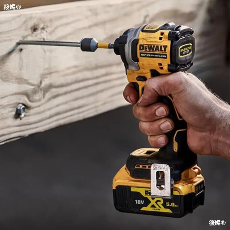 DEWALT-taladro de impacto inalámbrico DCF850N, destornillador eléctrico sin  escobillas, Torque grande portátil, agujeros de perforación para tornillos  eléctricos, 20V