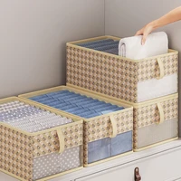 Thicken Clothes Organizer Pants Sweater Storage Cabinets Drawers Organizer Jeans Storage Box Wardrobe Clothes Storage Organizers 1