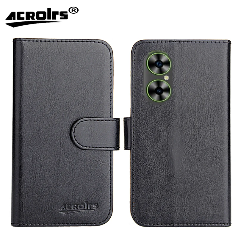Acer Sospiro A62 Ultra Case 6.52" 6 Colors Fashion Flip Wallet Card Slots Leather Protective Cover Protective Phone Bags