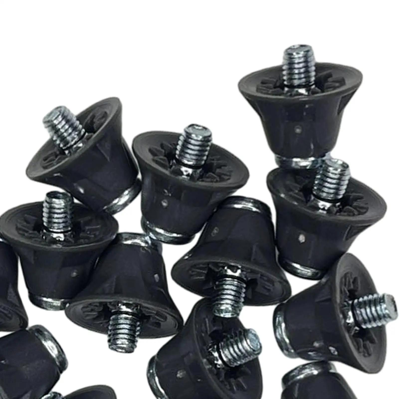 14Pcs Football Shoe Spikes Stable Screw in Thread Screw 5mm Non Slip Rugby Studs for Athletic Sneakers Competition Training