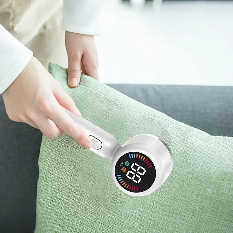 의류용 USB 충전식 저소음 린트 리무버, 가정용 원단 제모기, 대용량 배터리 포함