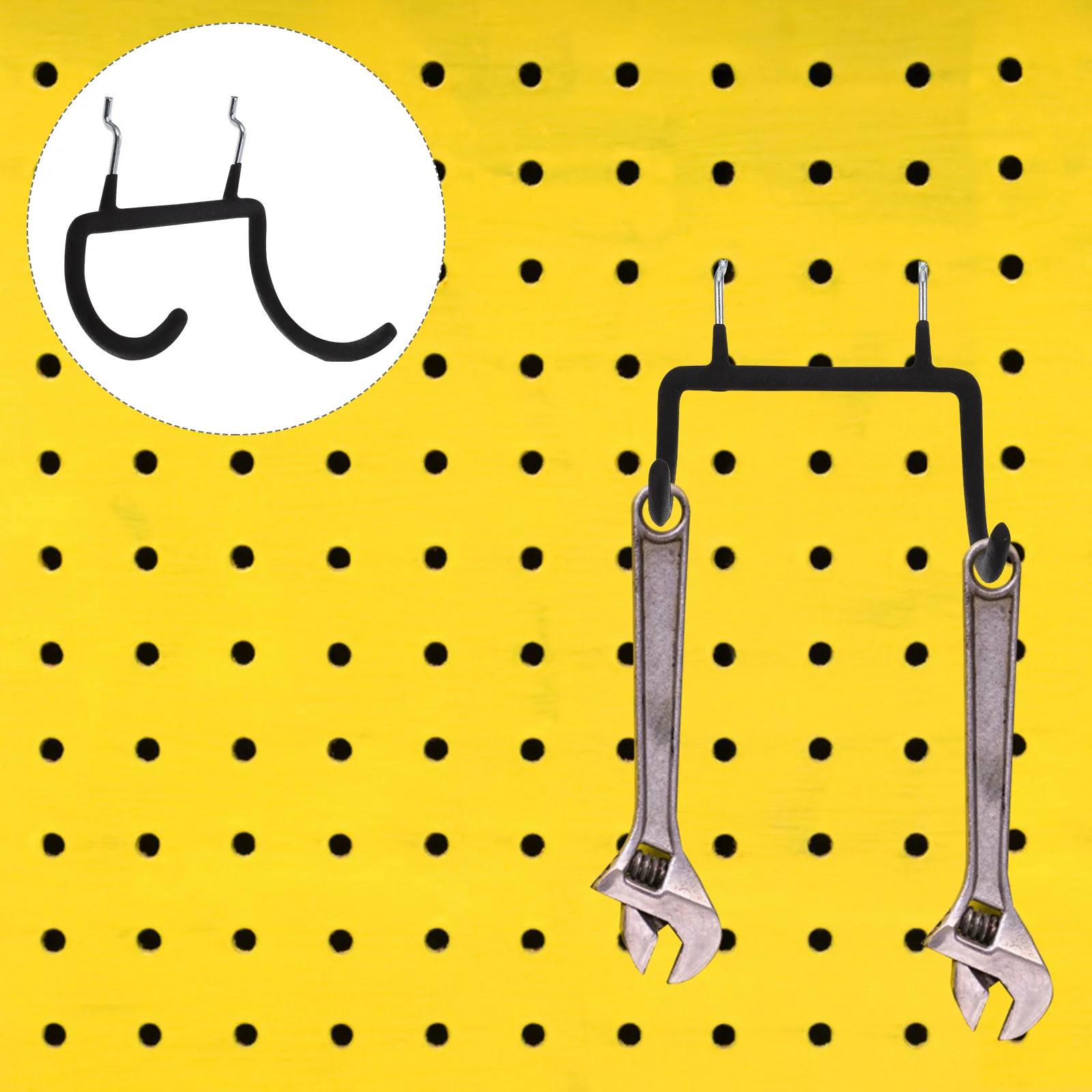 

Doitool Metal Hangers Pegboard Hooks Peg Locks U Shaped Peg Board Shelving Hooks Tool Board Hooks Assortment Organizing Various