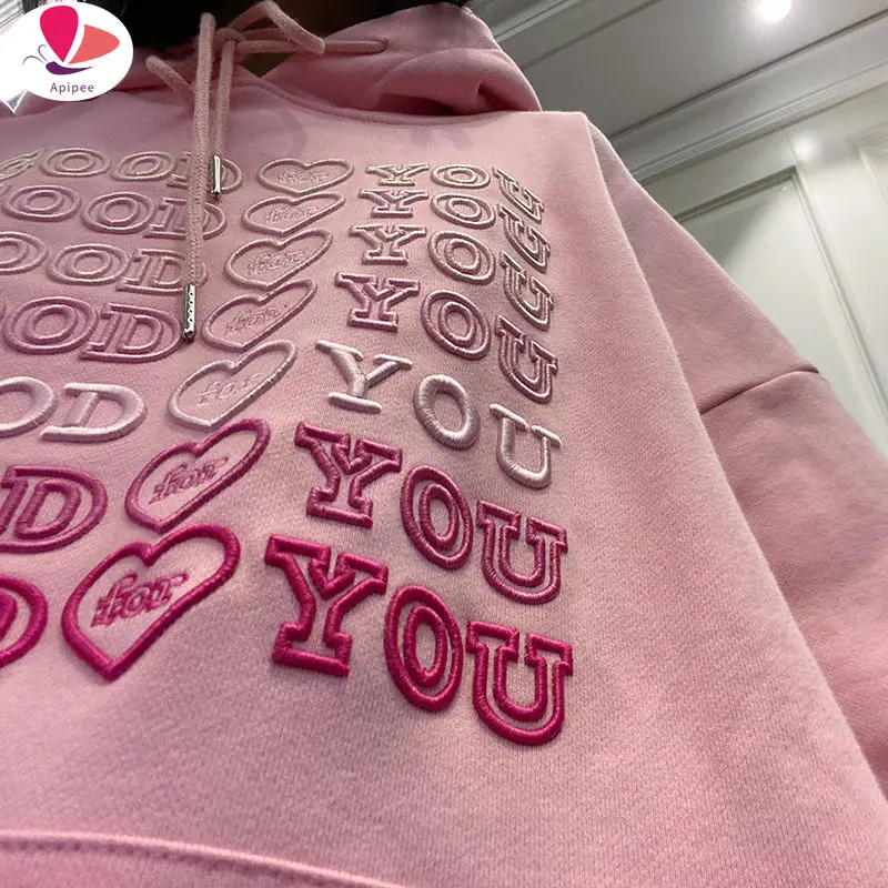 

2023 New Good for You Streetwear Sweatshirt Winter Clothes Women Oversized Harajuku Hoodie Women Long Sleeve Korean Style Tops