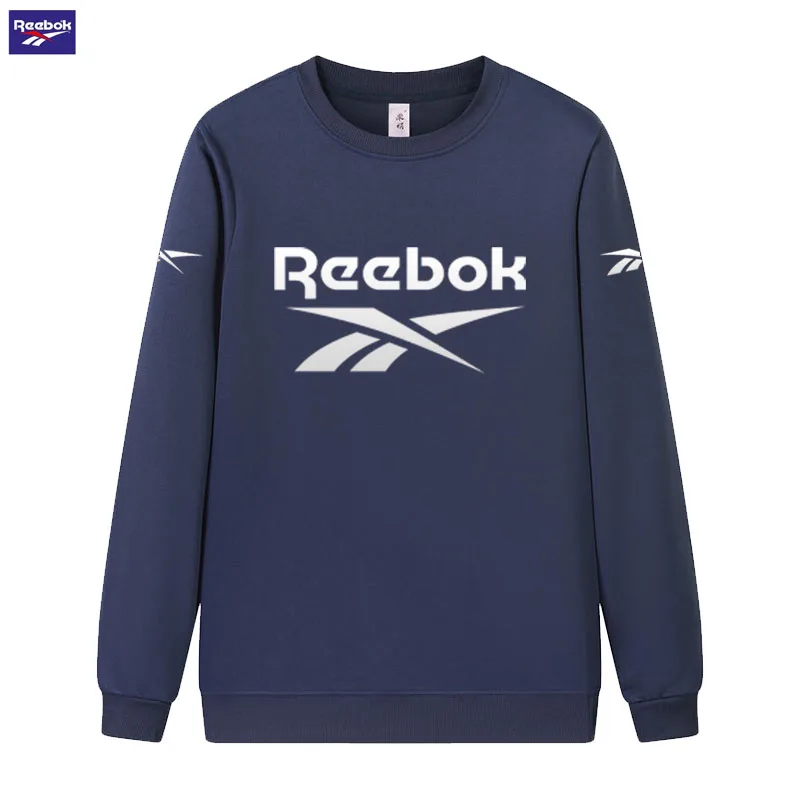 Reebok brand - Men's and Women's Trendy Casual Shirt - Round-neck Hoodie - Personalized Sport Shirt - Fashion Street Style Comfo