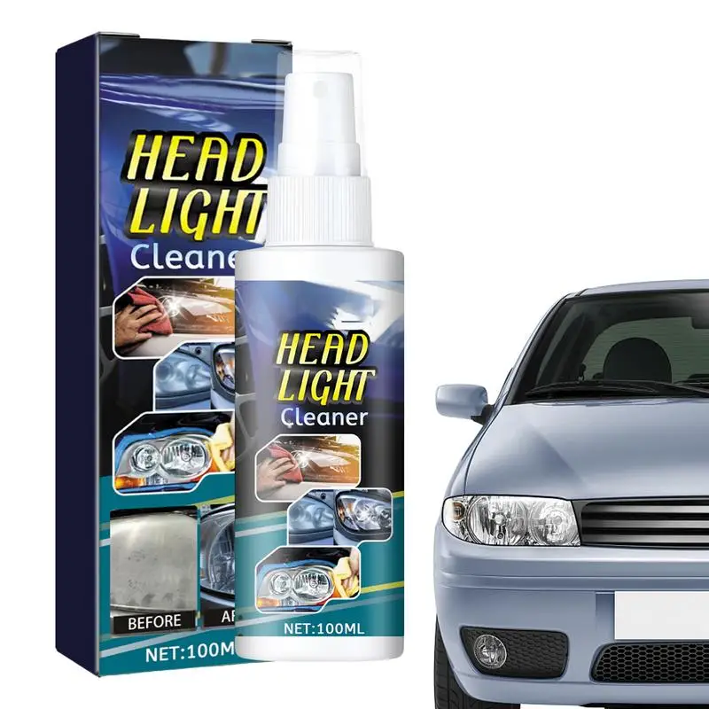 

Headlight Restoration Spray Headlight Repair Polish Headlight Cleaner Spray 100ml Headlight Cleaner Spray For Restores Dull &