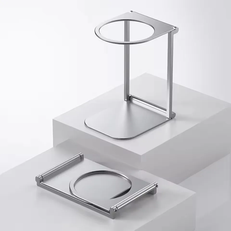 Foldable Coffee Machine Stand Portable Sturdy Drip Filter Holder Aluminum Alloy Durable Bracket foldable coffee machine stand