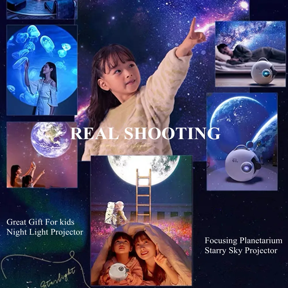 32 in 1 Star Galaxy Planetarium Projector Starry Sky Night Light with Bluetooth Music Star Projector Lamp for Kids Bedroom Decor