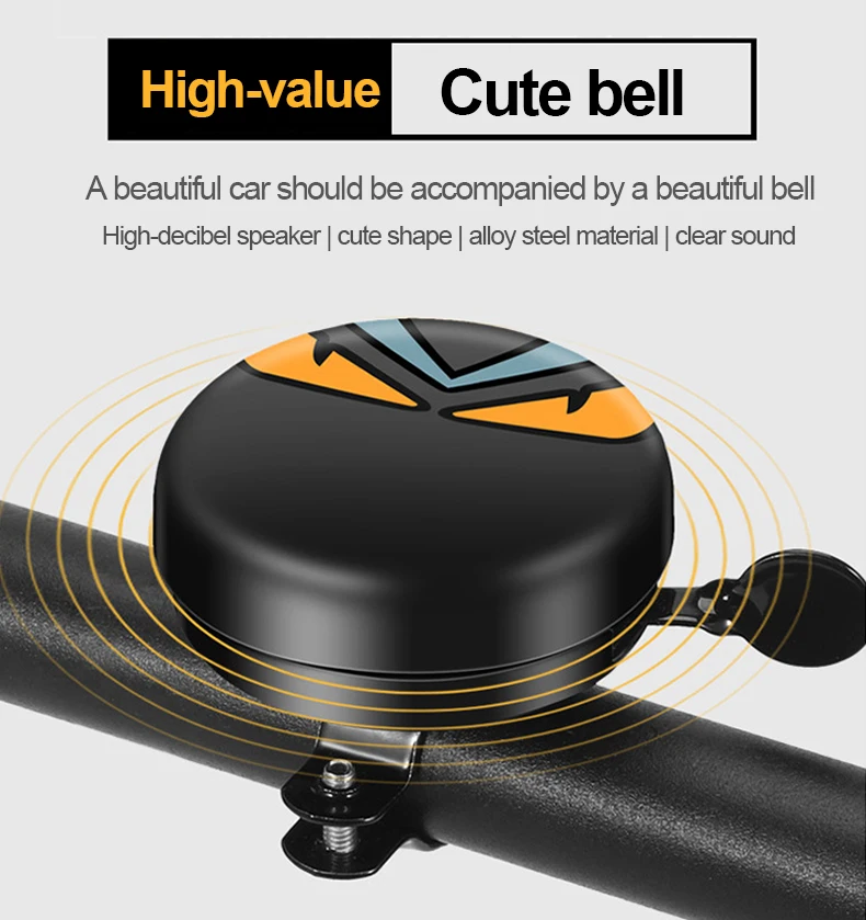 Description Picture 2 of itemBicycle Bells Super Loud Mountain Bike Bells Road Bike Horns Car Bells Bicycle Accessories Equipment Handlebar Bells Bike Rings