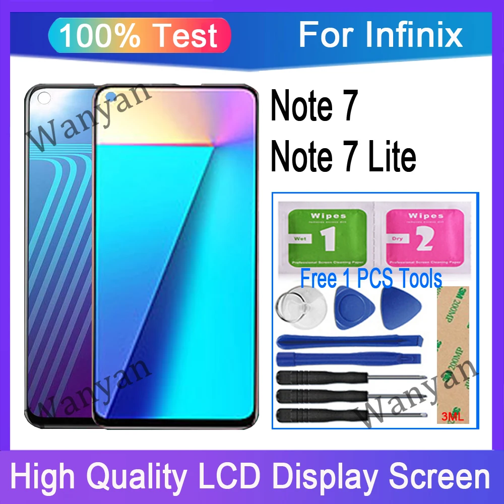 

Original For Infinix Note 7 X690 X690B Note 7 Lite X656 LCD Display Touch Screen Digitizer Replacement
