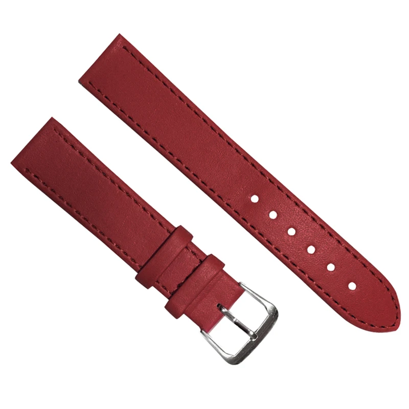 DIY Leather Watch Strap 10/12/14/16/18/20/22/24mm Men Women Adjustable Watchband Bracelet Quality Solid Watch Band Belt Strap