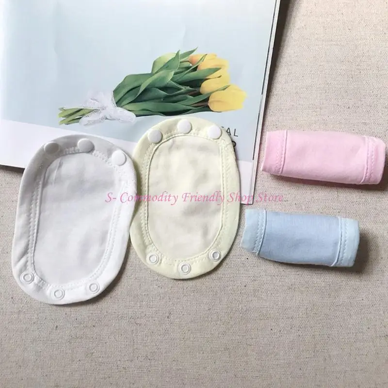 85AE Einstellbare Kunststoff Extender für Baby Strampler Windel Schritt Bequem 4 stücke – Detail 7
