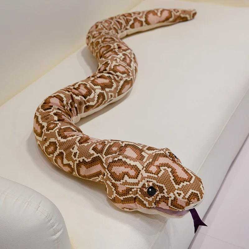 Simulated-Python-Plush-Lovely-Animal-Hand-Puppet-Toys-Stuffed-Snake ...