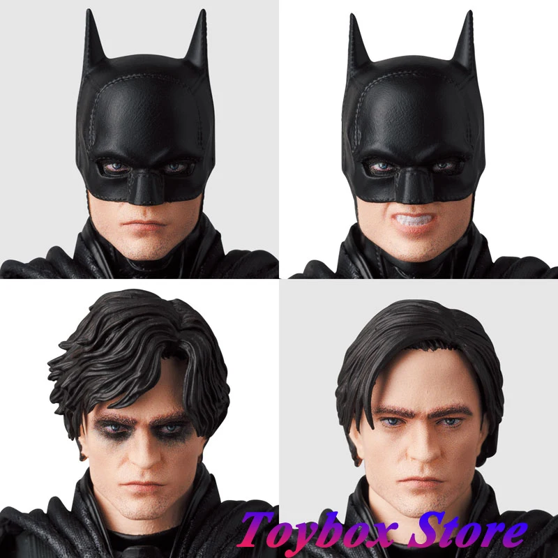 In Magazzino 1/12 Mafex Batman Mobile Action Figure Detective Comics Super Hero Robert Pattinson Edition 6 "Set Completo Uomo Soldato