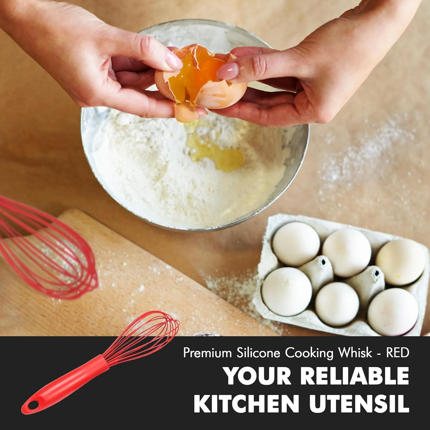 Silicone Eggs Whisk Portable Mixer Frothers Household Eggs Blender Handheld Whisk Beater