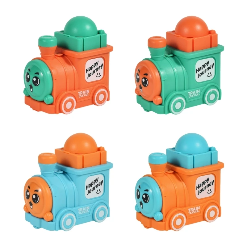 

Cartoon Train Toy Sliding Car Press Active Baby Vehicle Toy Children Gift X90C