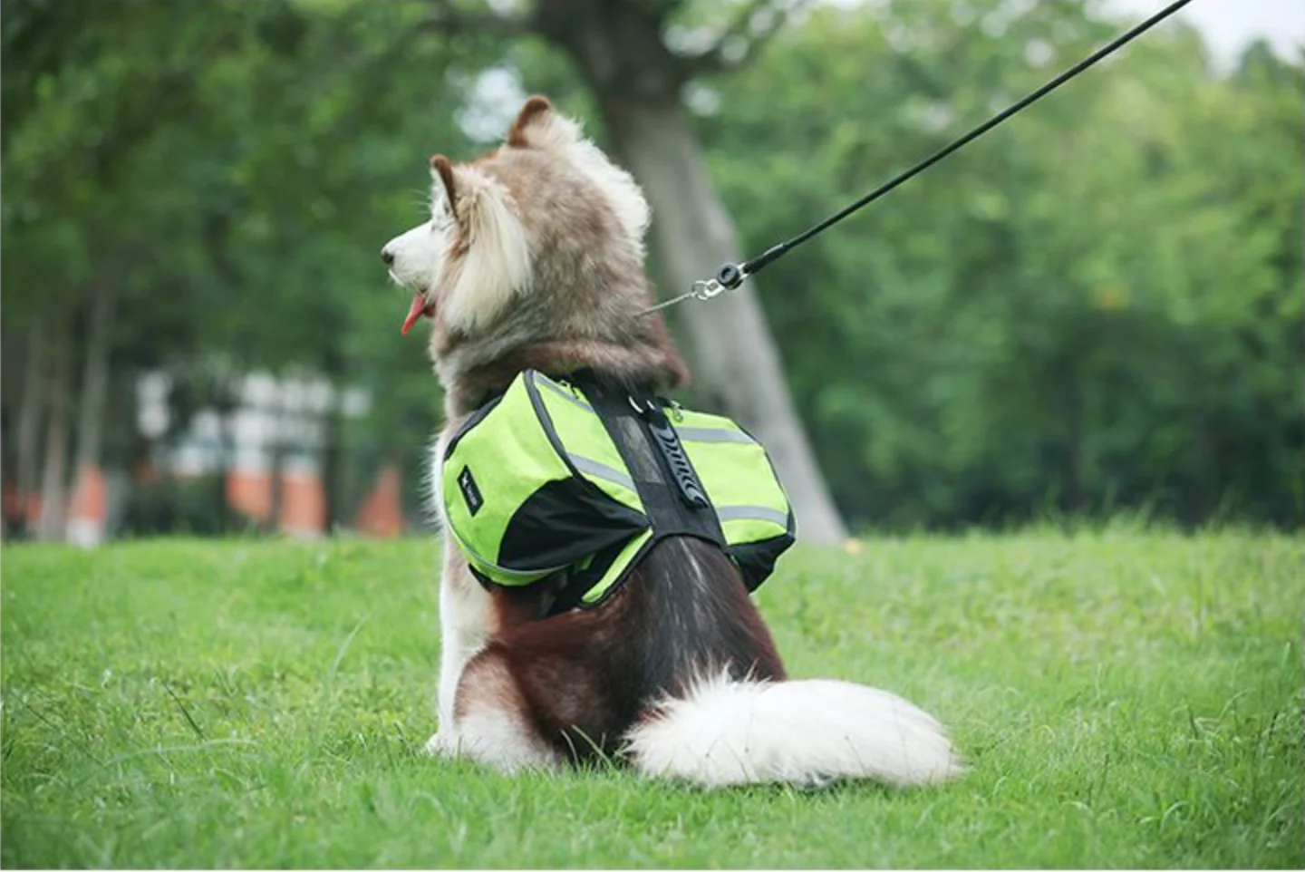 Pet Outdoor Backpack Large Dog Reflective Adjustable Saddle Bag Harness Carrier for Traveling Hiking Camping Safety pet carrier bag pet carrying bag pet backpack