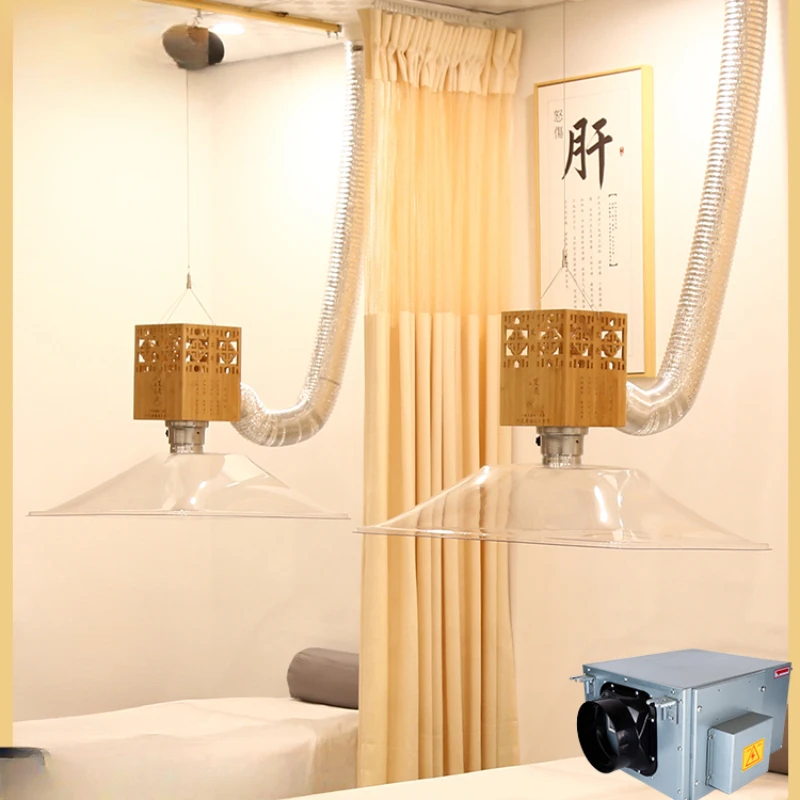

Moxibustion Purging System Smoke Ventilator Smoke Hood Household Pipe Mute High Power