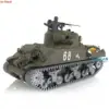 1/16 HENG LONG Customized 7.0 M4A3 Sherman RC Tank 3898 360° FPV Barrel Recoil TH17684-SMT4 6