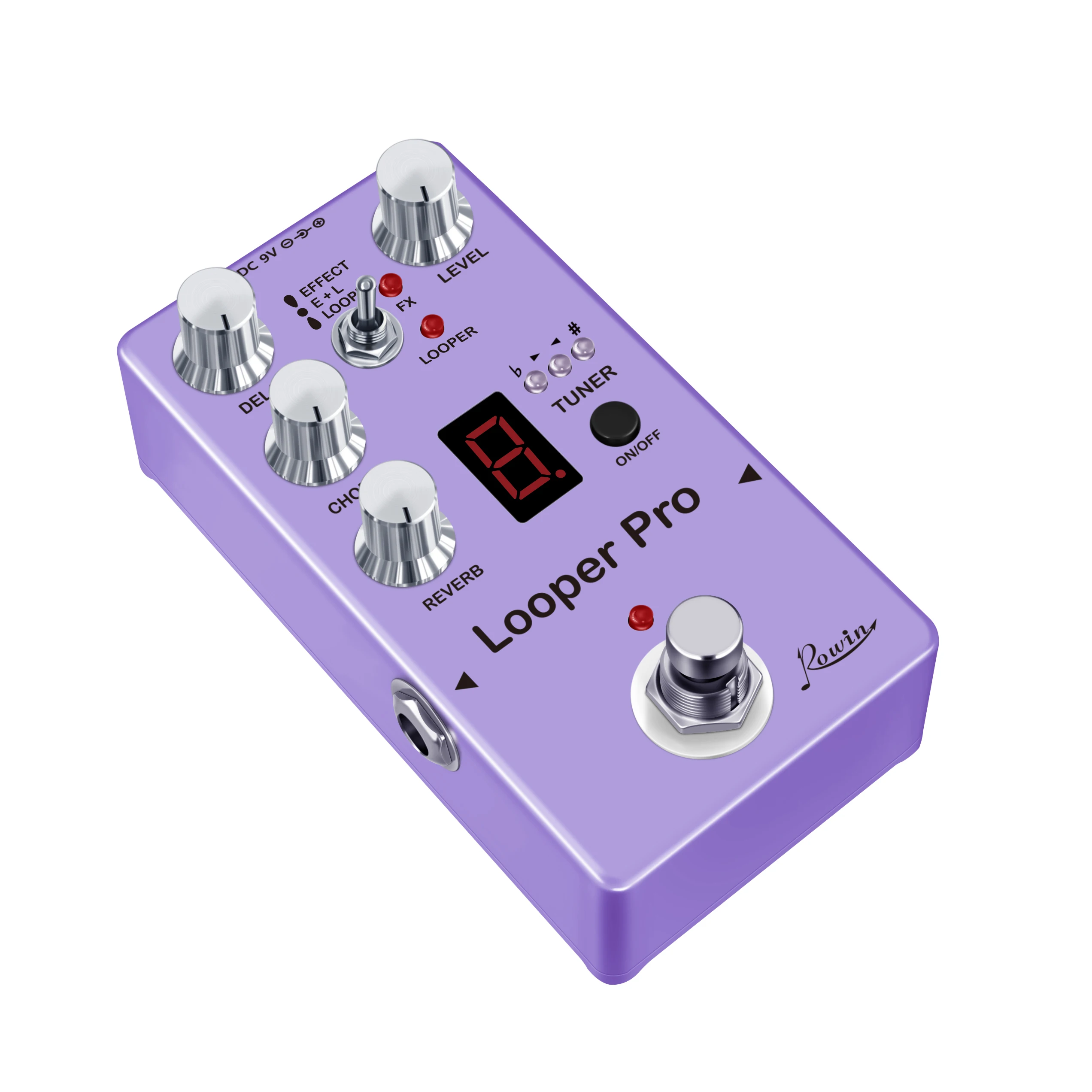 Rowin-ルーパープロギターエフェクトペダル、ルーパー