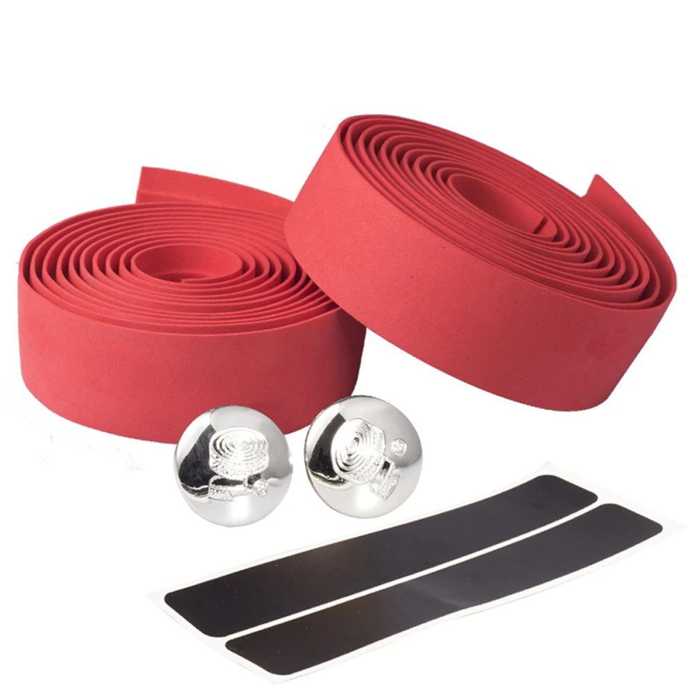 EVA Bar Tape High Tenacity Handlebar Tape Adhesive Shock Absorbing With Hole For Road Bike