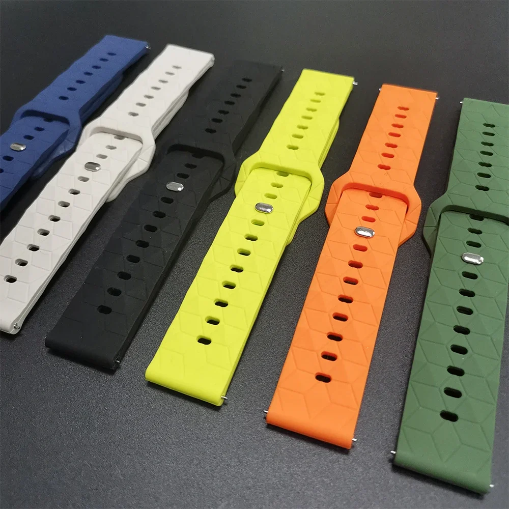 Silicone Sport Wristband - 22mm Premium Strap Replacement
