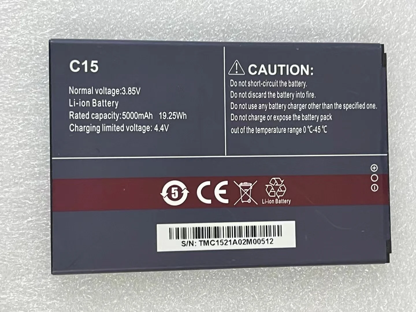 

Original Cubot Max 3 Cubot C15 phone battery 5000mah 3.85V for Cubot MAX 3 Smartphone battery