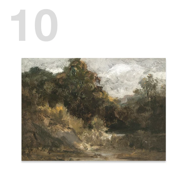 Rustic Tranquility Sky Vase Canvas Art