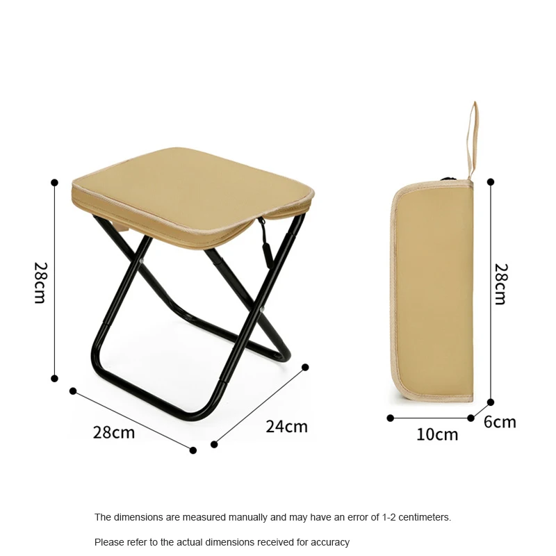 Portable Multifunctional Outdoor Picnic Camping Folding Chair,Ultra Light Fishing Stool, Travel Stool,Fishing Accessories