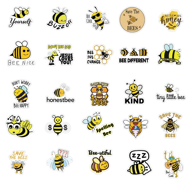 Cute Save The Bees Sticker Honey Bee Quote Stickers Laptop Aesthetic  Computer Water Bottle Decals - Yahoo Shopping