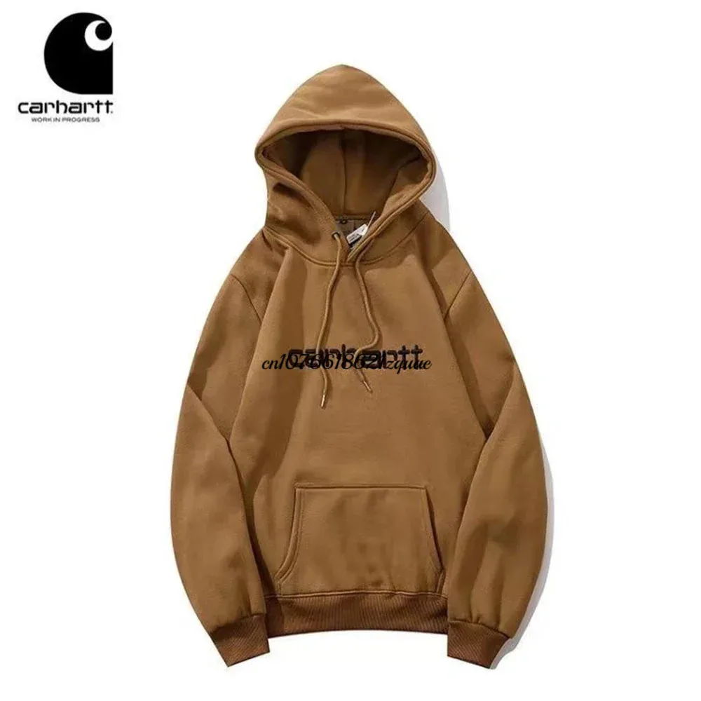 Carhartt Wip 겨울 고딕 맨투맨 스트리트웨어, 캐주얼 레터 빈티지 긴팔 얼짱 다크 남성 후드 맨투맨, 신상