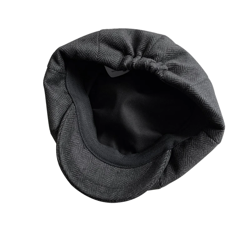 Newsboy Cap Men's cap New Men's Newsboy Hats Vintage Herringbone Octagon Cap Women Berets Gatsby Flat Hat BLM73