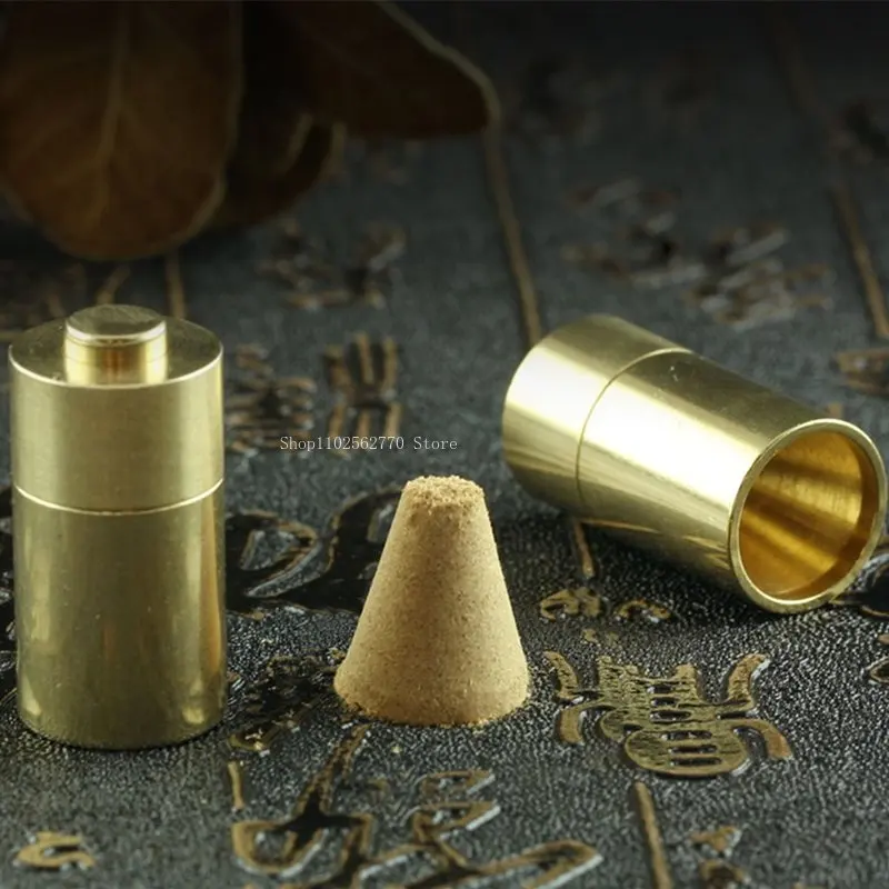 Pure Copper Tower Incense Mold Press Type Powder Incense Cone Appliance DIY Household Hand-made Tower Supplies Tools