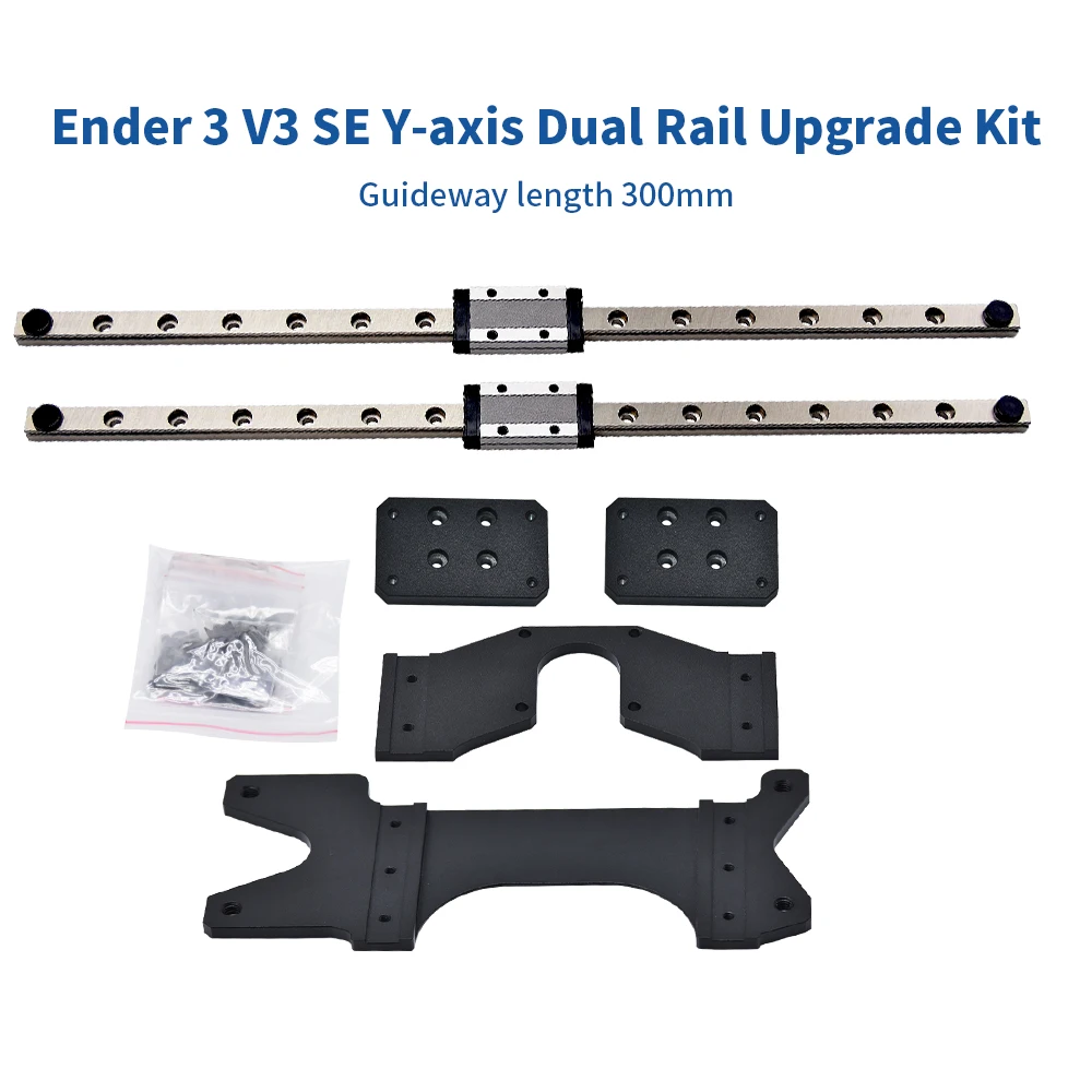 이중 Y축 레일 선형 가이드, Ender-3 V3 SE 업그레이드 키트, GN9H 300mm Y a 축 레일 엔더 3 v3 se 3D 프린터 부품 액세서리