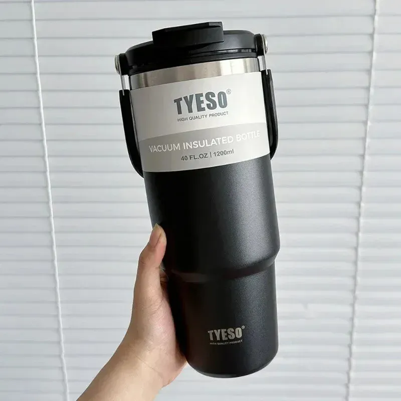 Tumbler Coffee Cup Stainless Steel Vacuum Thermal Insulated Mug Large Capacity Double Drink Car Water Bottle Travel Mug