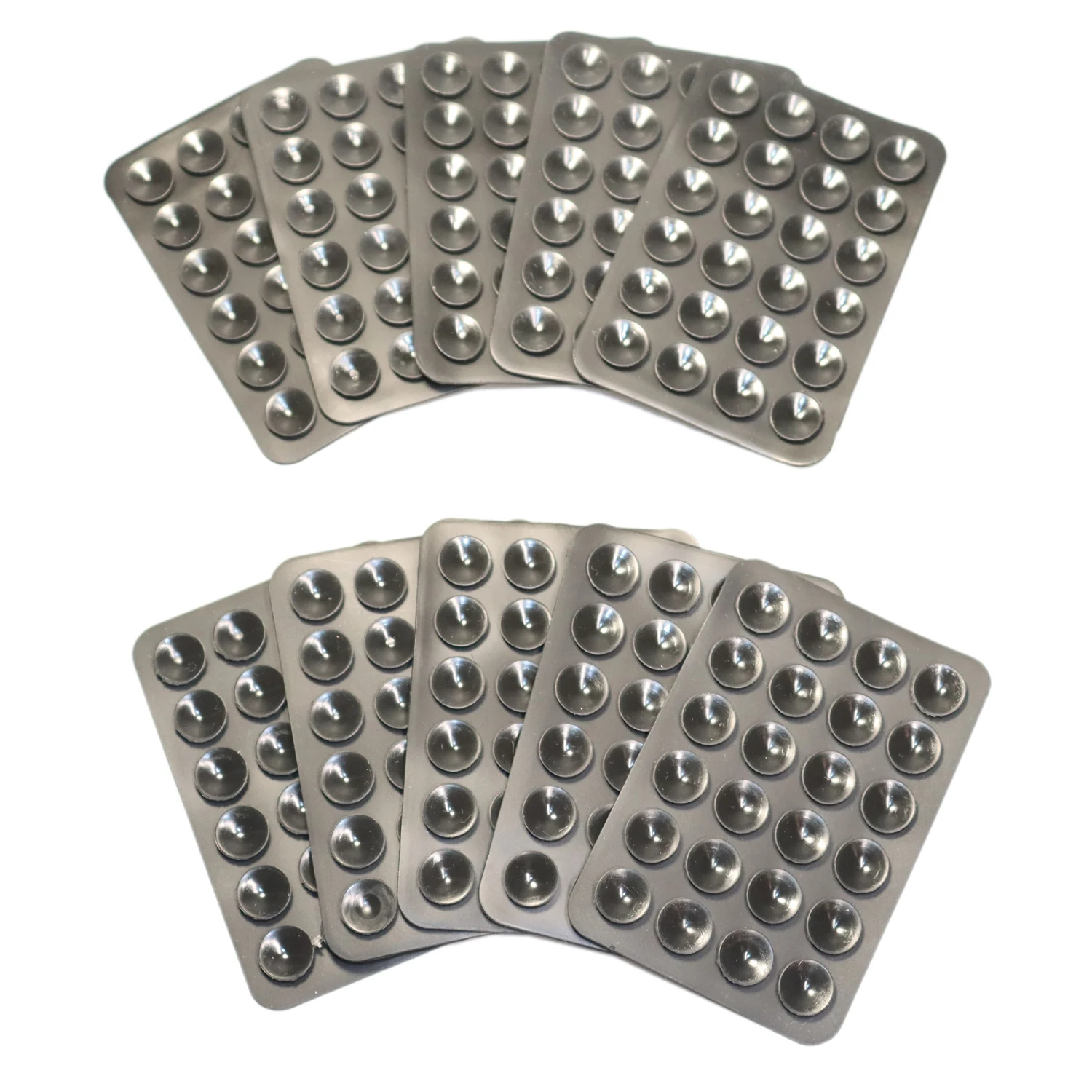 2 Supporti Ventosa Per Telefono A Forma Di Cuore - Antiscivolo, Rosa