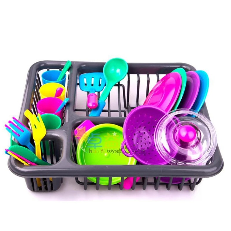 

28 шт., кухонная техника, посуда, игрушка для приготовления пищи, лопатка, тарелки для детей, ролевые игры, интерактивное