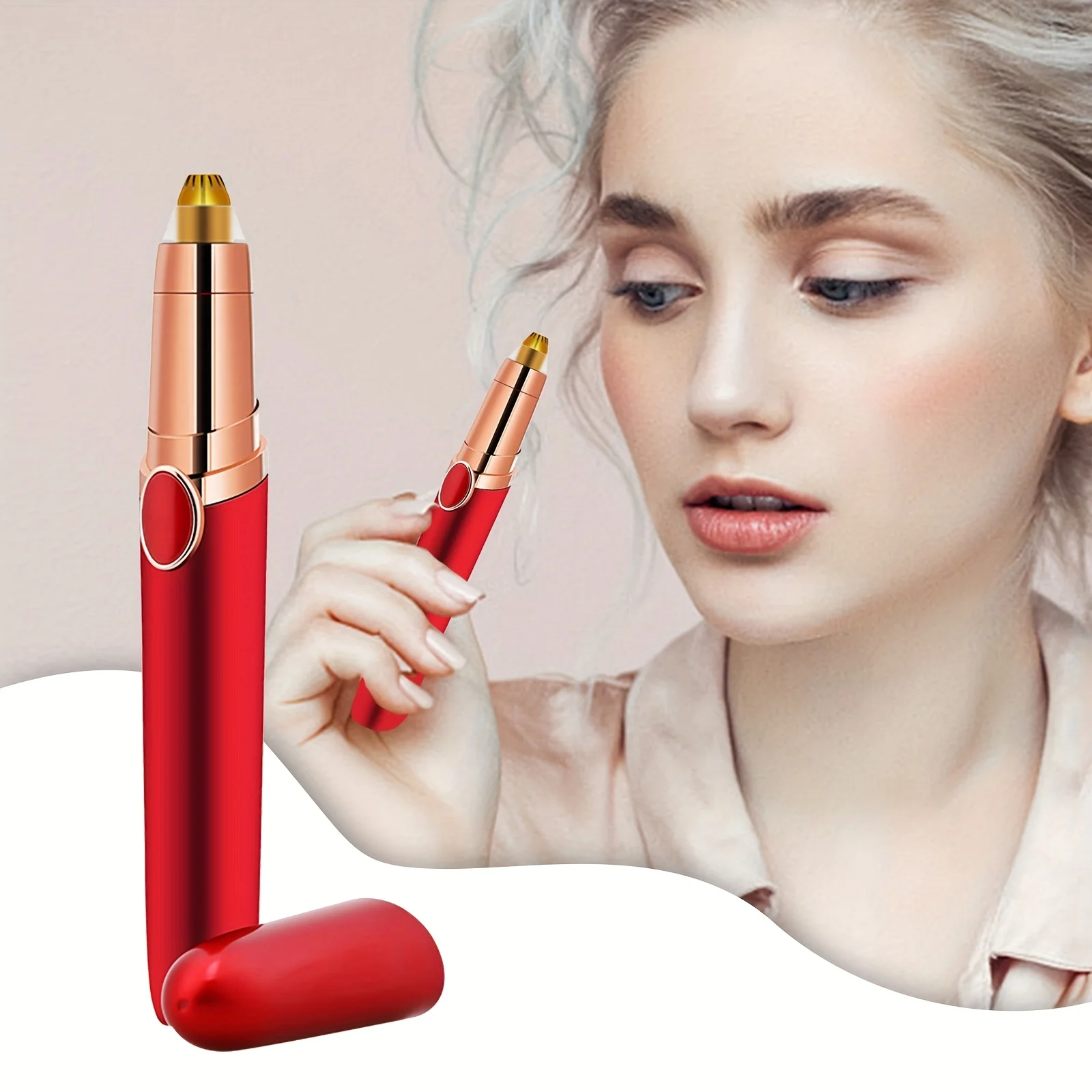 Eyebrow Hair Remover, Eyebrow Razor, Flawless & Pain-Free Facial Hair Removal For Women & Men, Fast And Easy Trimme