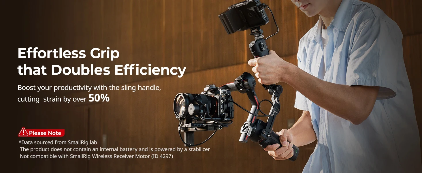 SmallRig Focus Control Handle /Dual Handle for DJI RS 2 /RS 3 Pro /RS 4 /RS 4 Pr