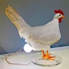 1~2PCS Chicken LampNight Lights Simulated Animal Easter Home Decor Party Carnival  Chick Decor Night Light Ornaments Table Lamp 4