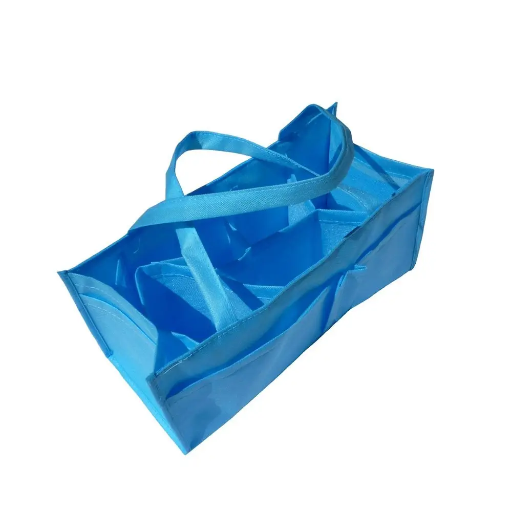 Multi-pocket Diaper Tote Bag Portable Non-woven Fabric Baby Nappy Storage Organizer Large Capacity Separate Mommy Travel Bag