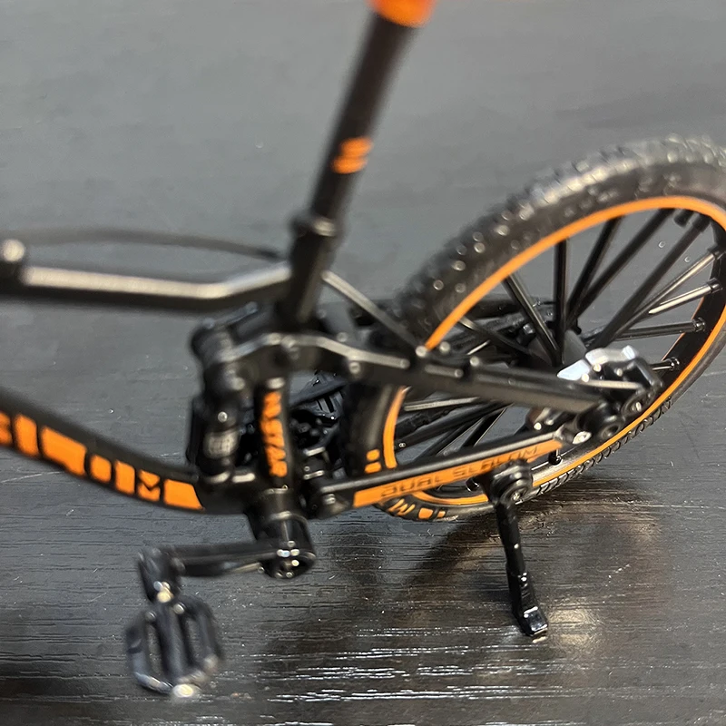 1:10 Model Alloy Biycle Diecast Mountain Finger Racing Miniature Bike With Shock-absorbing Adult Simulation Boy&rsquo;s Toys bike toys finger bike toys