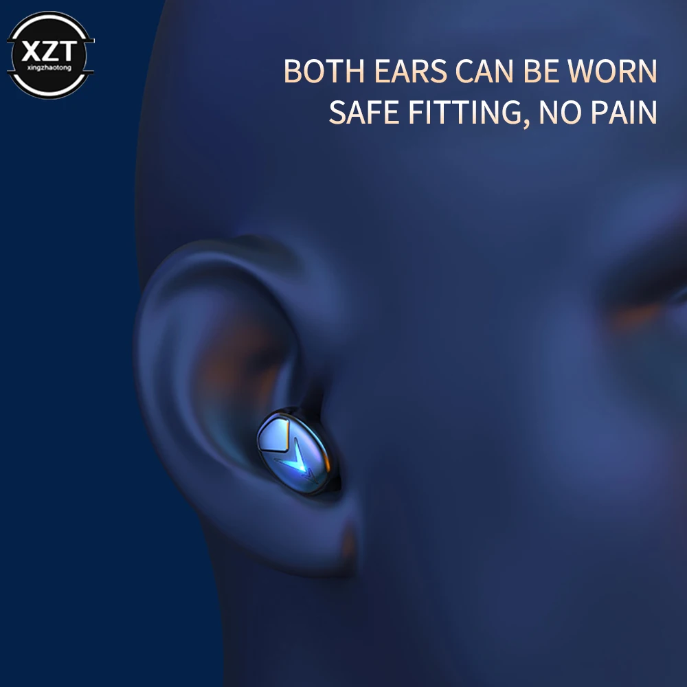 Mini Invisible Bluetooth-compatible 5.0 Headphone Wireless Sports Earphone Handsfree Single Headset Microphone For Smartphone 6