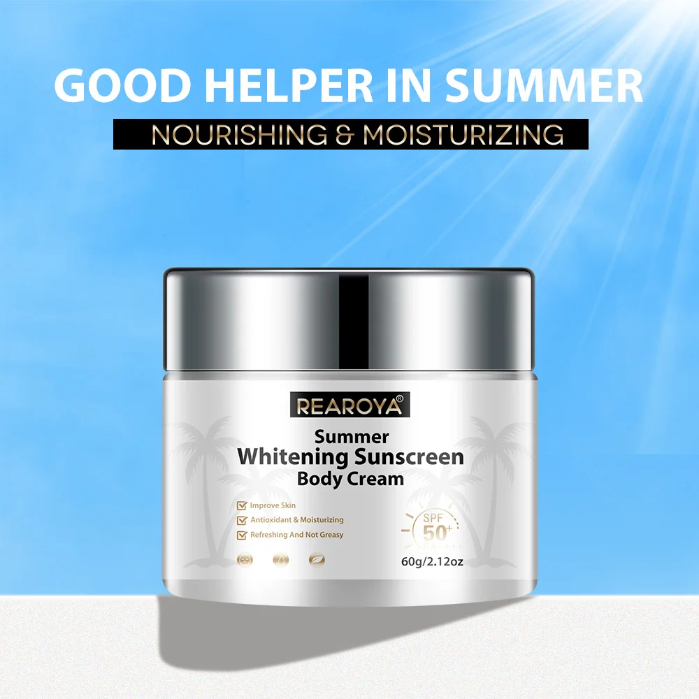 50+ Facial Sunscreen Long Lasting Moisturizing UV Resistant Skin Whitening Cream Korean Moisturiz Protector Care Body Sunscreen